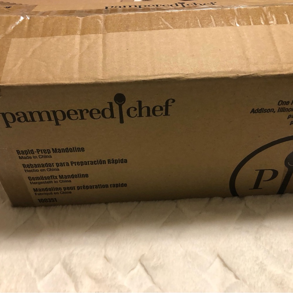 Pampered Chef Rapid Prep Mandoline NEW NEVER OPEN Orginal cost $70 plus shipping